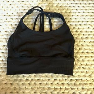 Lululemon longline energy ribbed bra size 4